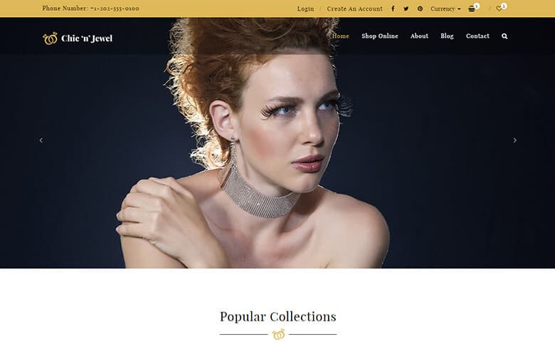 Chic-n-Jewel - Jewellery Ecommerce Website Templates HTML5