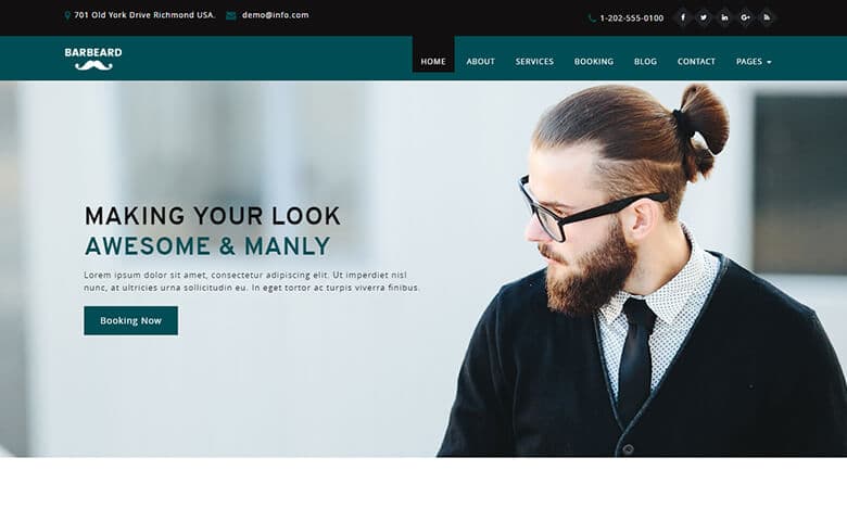 Barbeard - Premium HTML5 Barber Shop Website Template