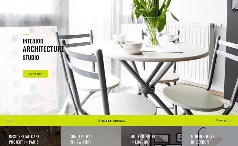 Interiorvale  Responsive Interior Design Website Template