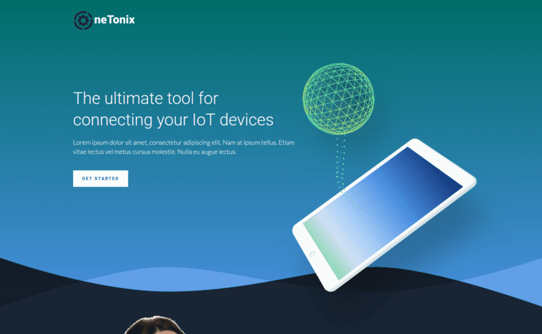 Onetonix  Responsive Landing Page HTML Template