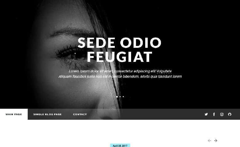 Mexty - Responsive HTML5 Blog Website Template