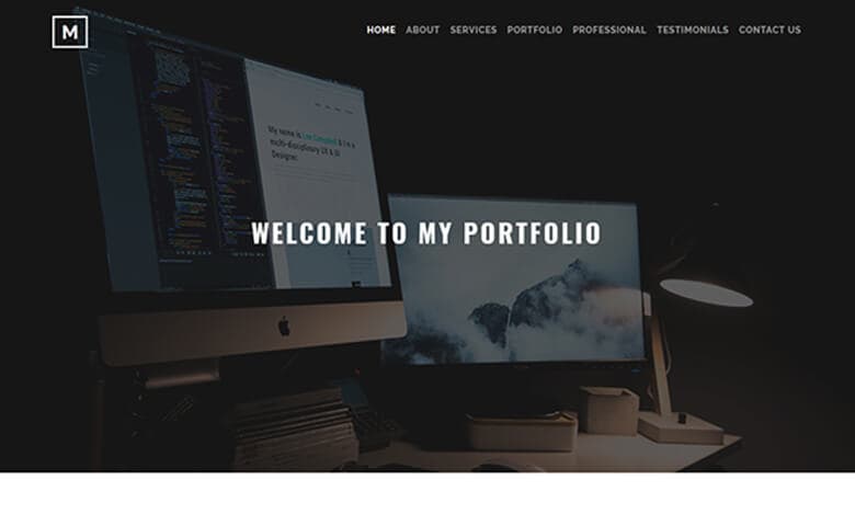 Martin- Personal Responsive Website Template 
