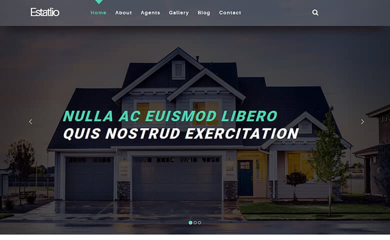 Estatlio - Free Responsive Real Estate Website Template