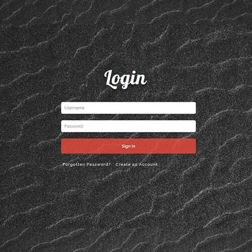Instant Login Form