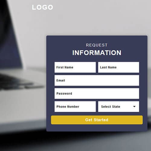 Basic Professional Sign Up Form