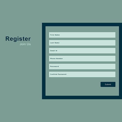 Multipurpose Sign Up Form