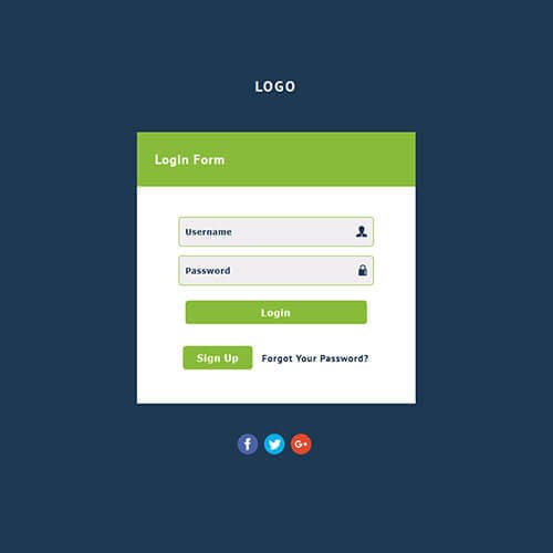 Simple Plain Login