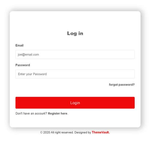 Simple Login Form 2