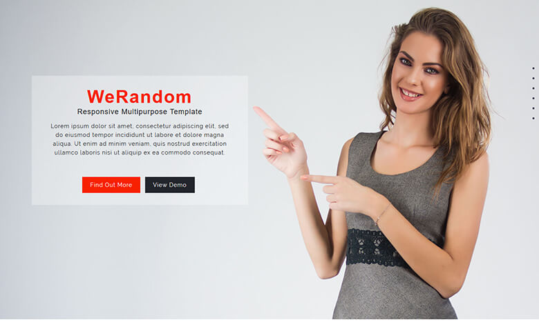 WeRandom Website Template