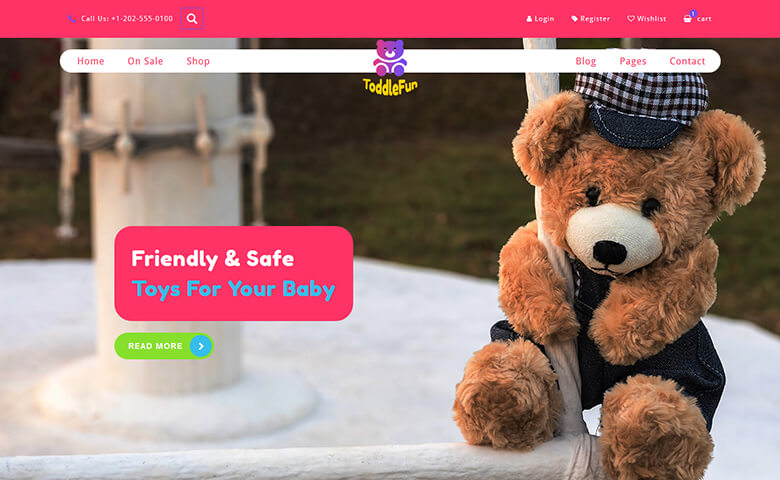 ToddleFun Website Template