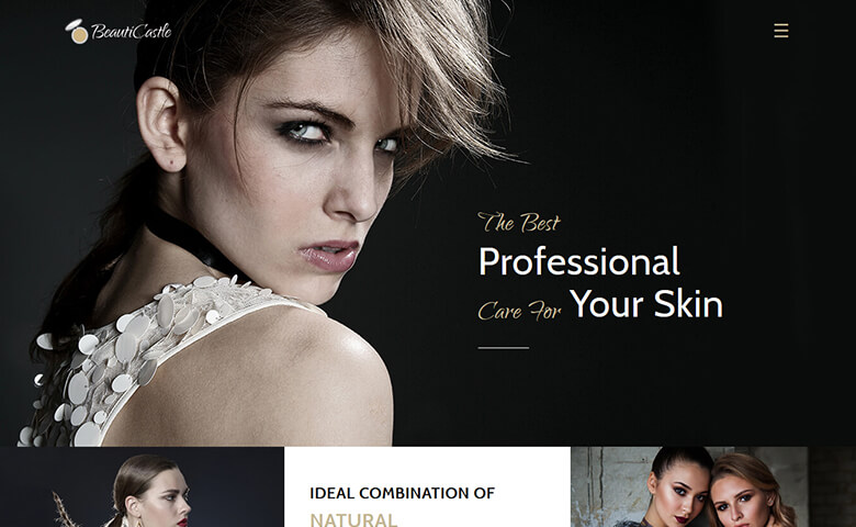 BeautiCastle Website Template