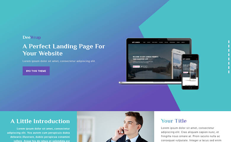 DeeWrap Website Template