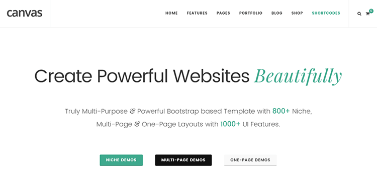 Canvas Free HTML5 Website Template 