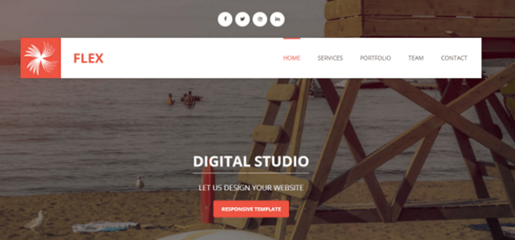 Flex Free HTML5 Website Template