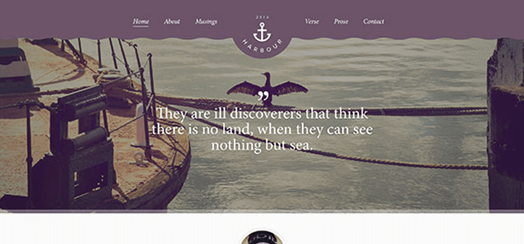 Harbour Free HTML5 Website Template 