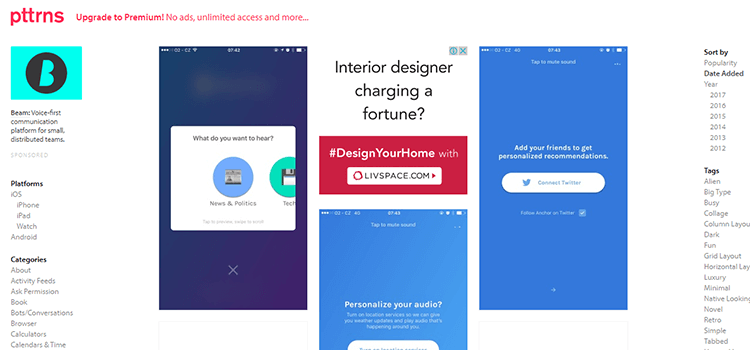 Design Inspiration Pttrns