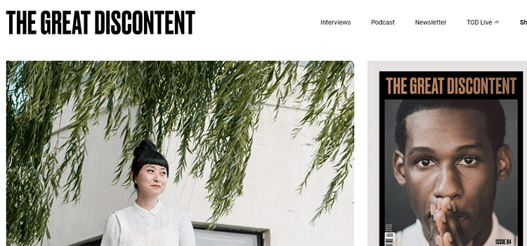 Design Inspiration The Great Discontent