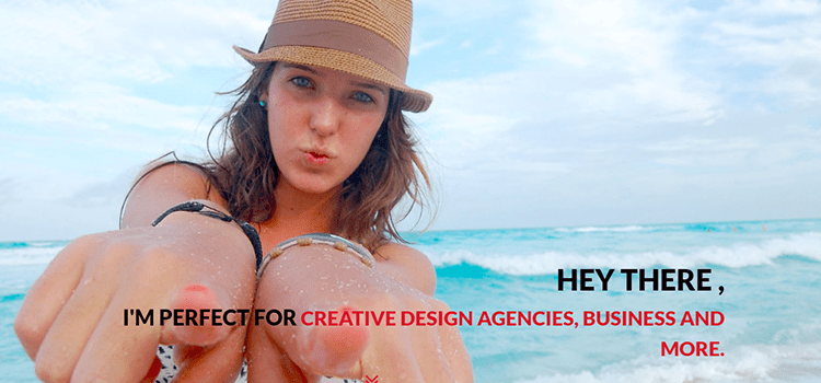 Gaga Lite one page web template