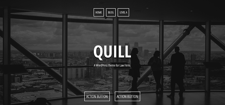 Quill one page web template