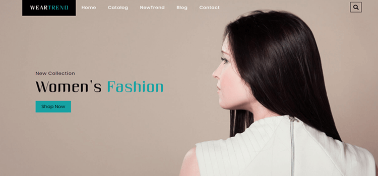 WearTrend Fashion Template