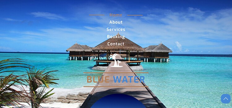 Blue Water Website Template
