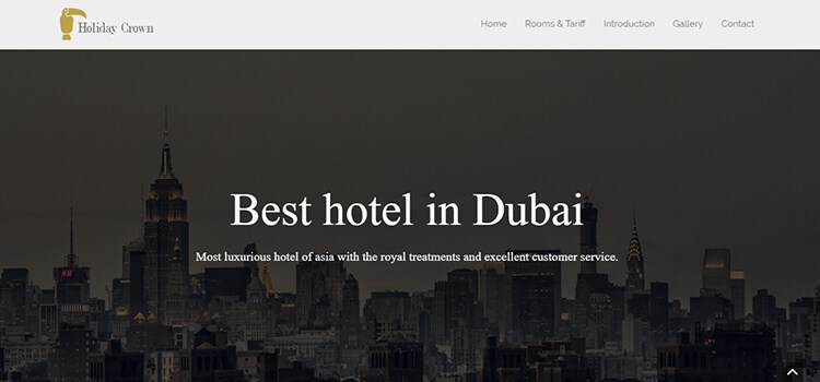 Holiday Crown Website Template