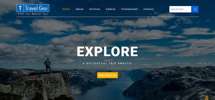 Travel Geo Website Template